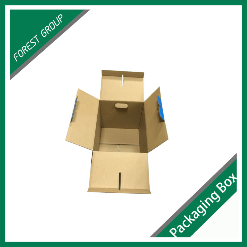 High Quality Wholesale Handle Corrugated Box for Wine