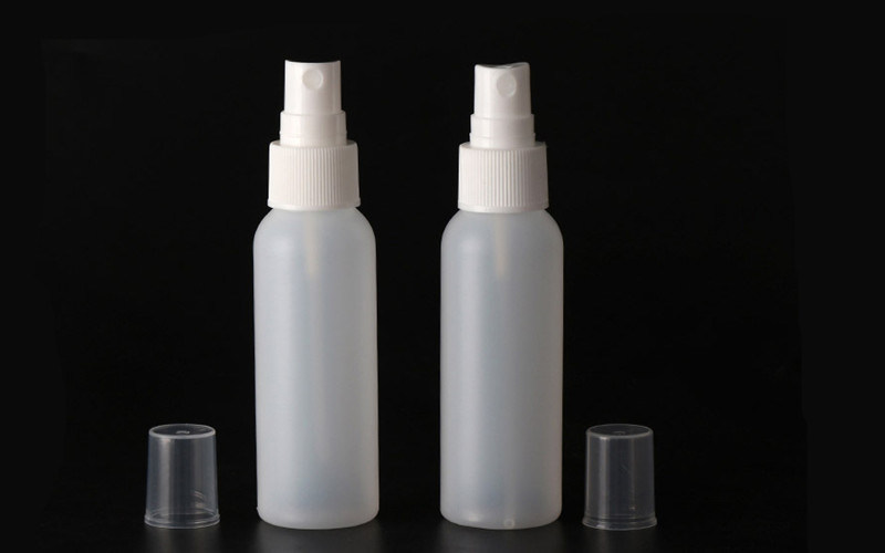 50ml HDPE Bottle Sprayer Bottle Nature Plastic Bottle for Cosmetic