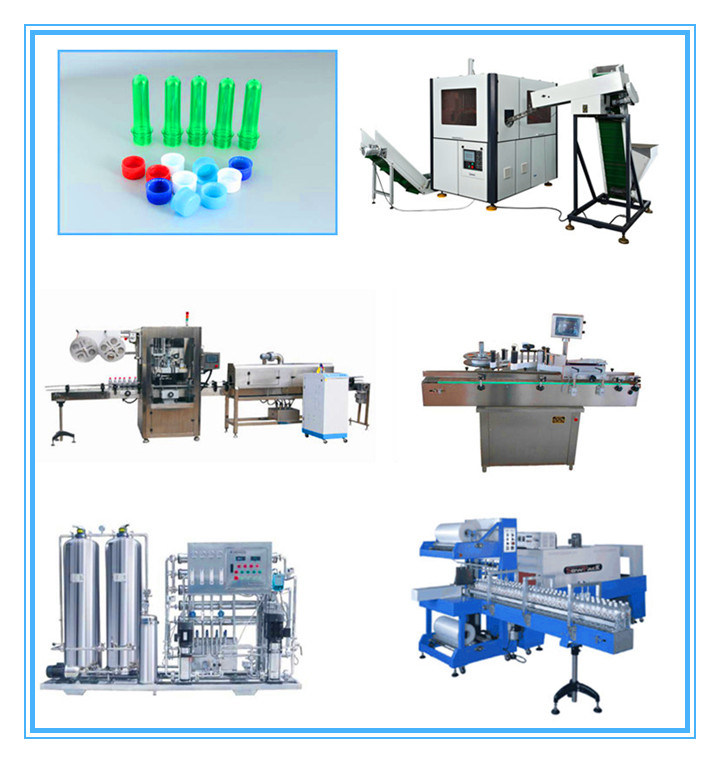 Automatic Small Round Bottle Water Washing Filling Capping Machine