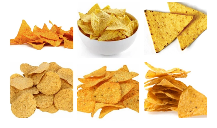 Food Processing Line Machinery Fully Automatic Doritos Making Equipment