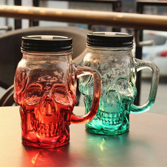 Special Skull Glass Design Cup for Pub Supplies Whisky and Liquor