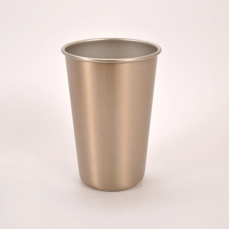 Single Wall Stainless Steel Beer Mug Metal Wine Mug Cocktail Inox Mug Beer Tumbler Beer Cocktail Mug