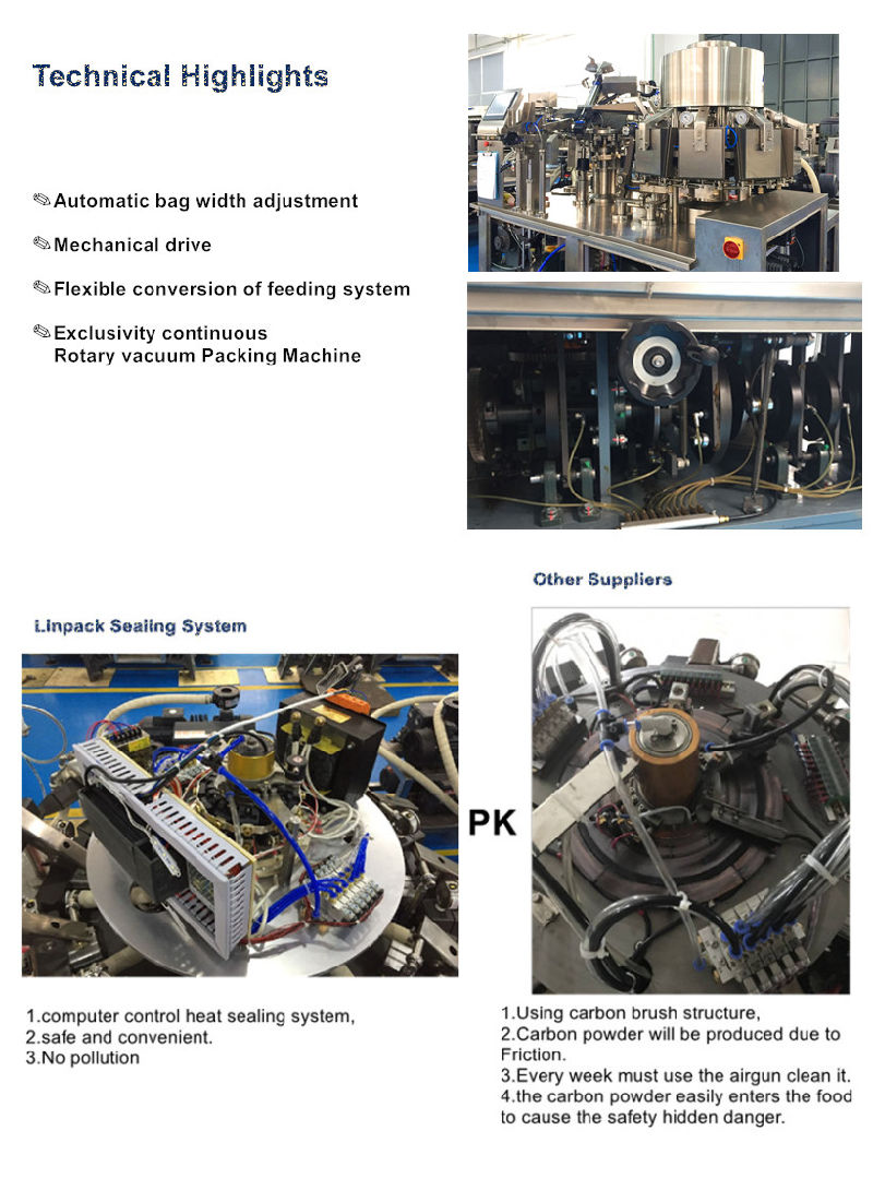 Premade Bag for Pickles Rotary Packing Machine