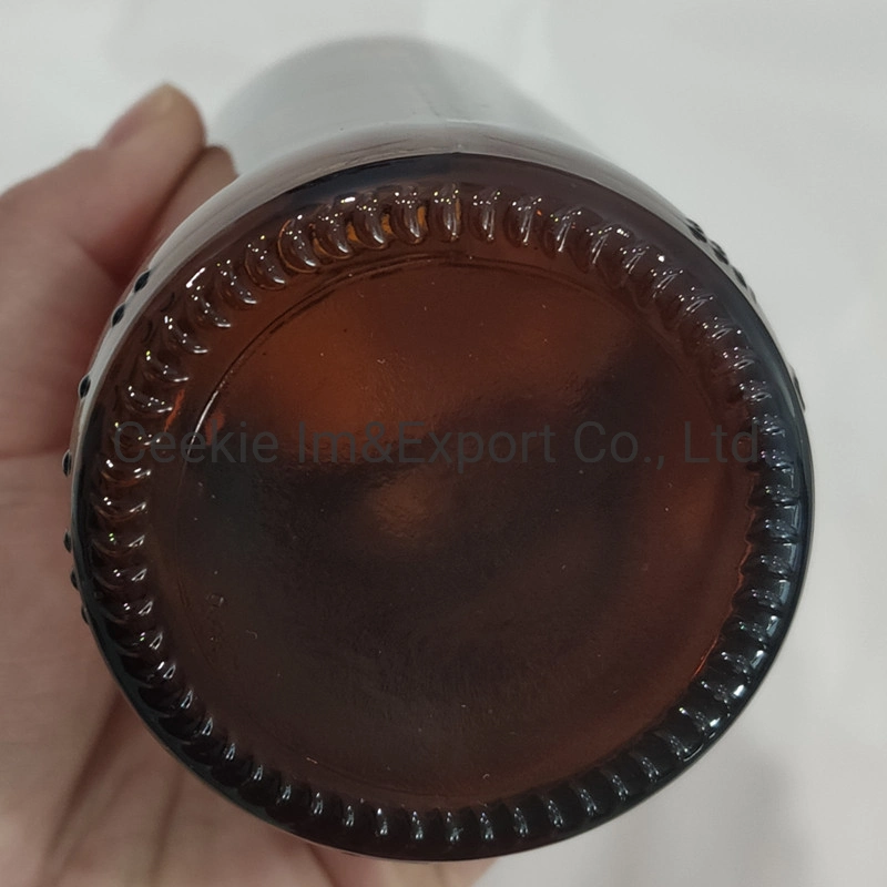 250ml 330ml 500ml Beer Bottle Amber Beer Glass Bottle with Crown Caps