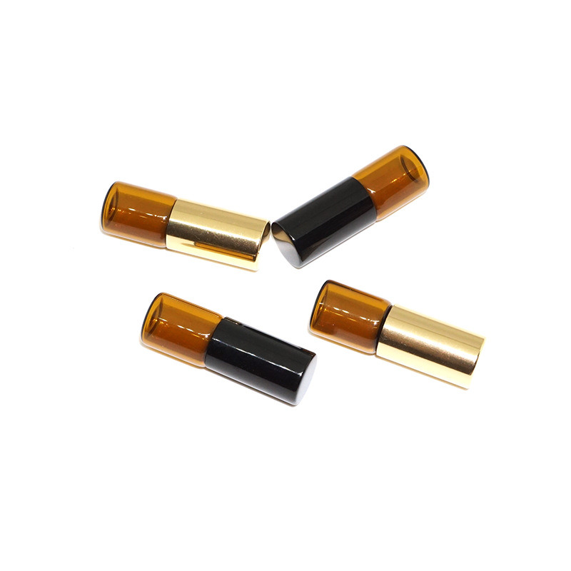 1ml Amber Roller Bottle Essential Oil Bottle