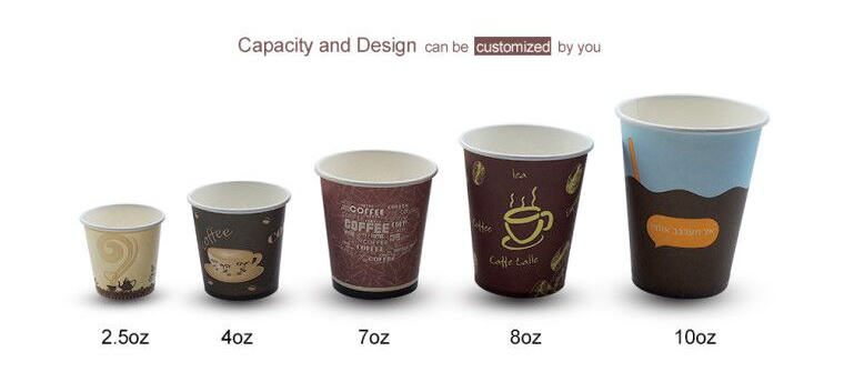 Domestic or Commercial Disposable Wholesale Paper Cup for Hot Drinks