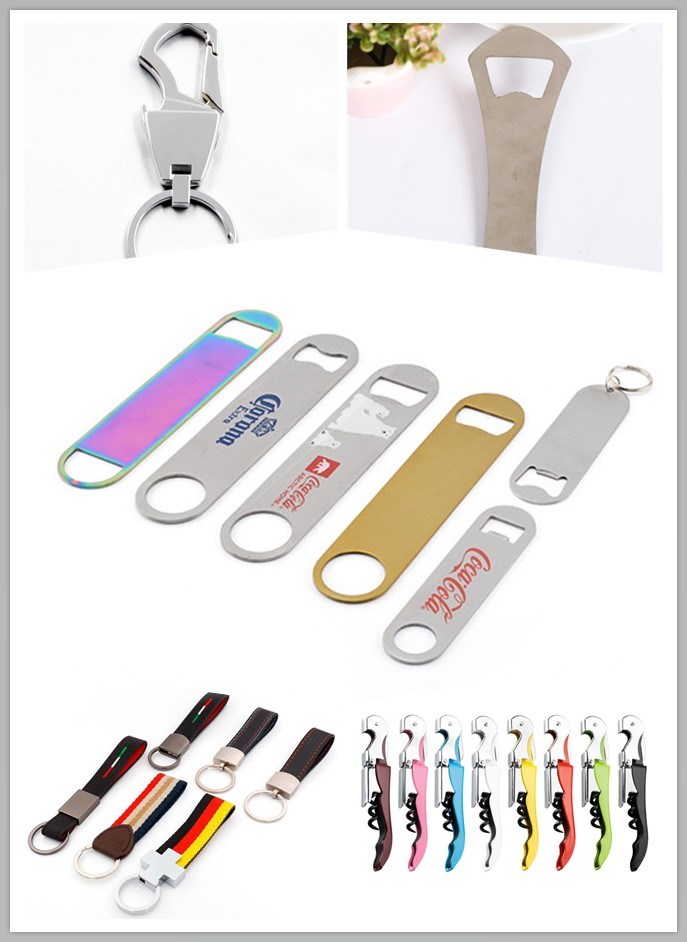 Stainless Steel Bottle Opener Beer Bottle Opener with Key Chain