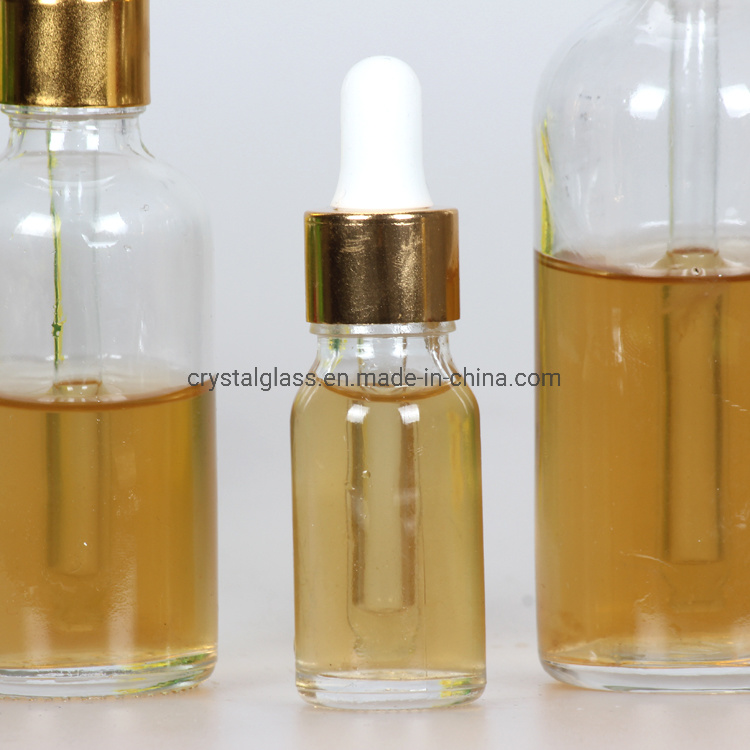 5ml Mini Amber Glass Essential Oil Bottle with Plastic Screw Lid