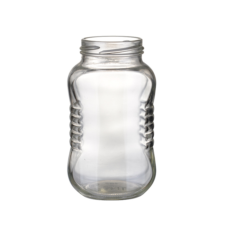 350ml Clear Glass Jar for Honey Glass Honey Bottles with Screw Cap