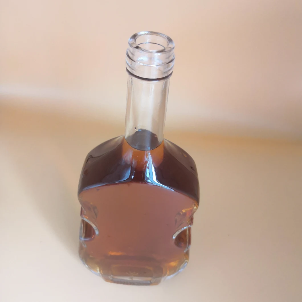 1000ml Violin Shape Glass Wine Bottle High Borosilicate Liquor Bottle Wine Bottle