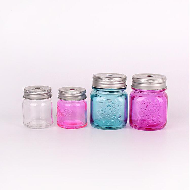 160ml Glass Mason Jar with Lid Wide Mouth Glass Jar