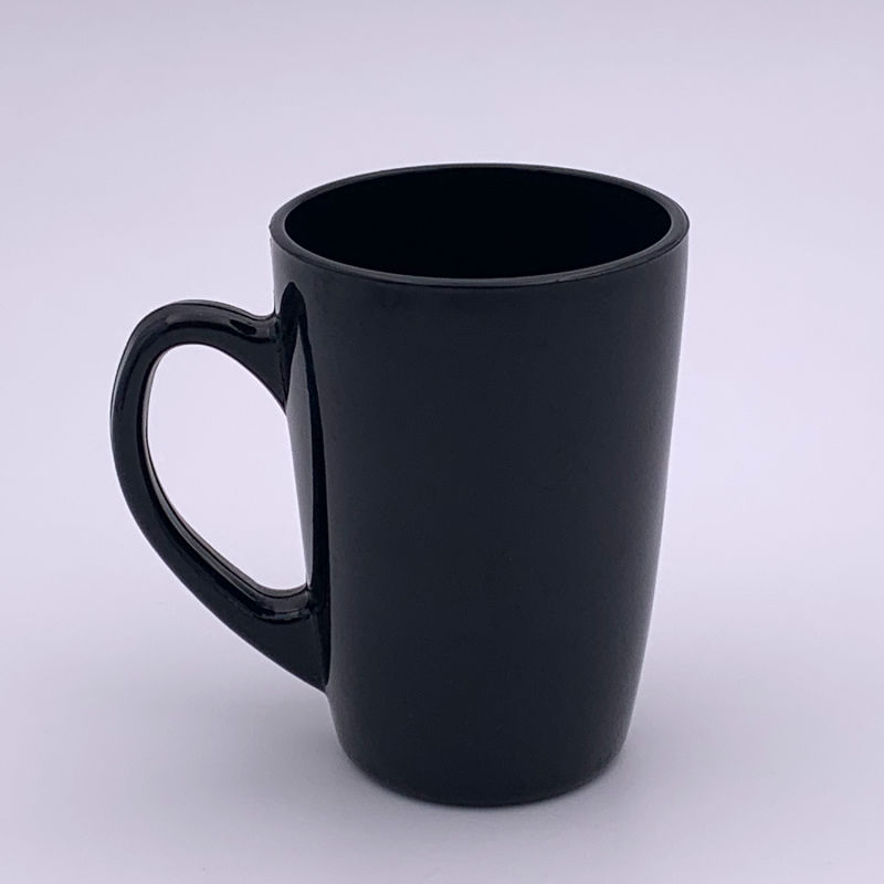 Coloured Glass Mug with Big Handle