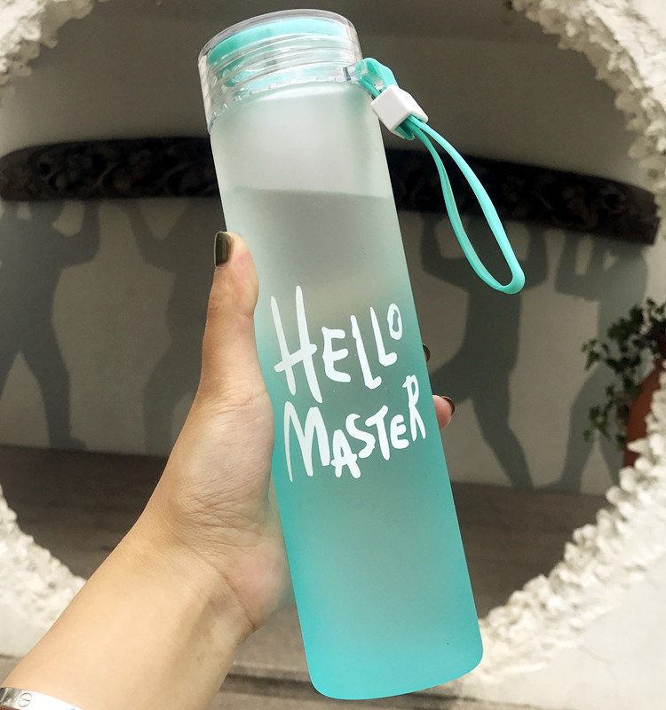 Single Wall Glass Water Bottle Gift Water Bottle Glass Sport Bottle