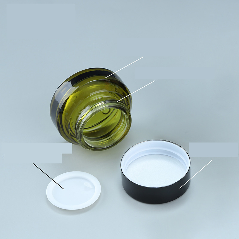 Cosmetic Jars Fancy Double Walled Jar Luxury Plastic Jars with Lids