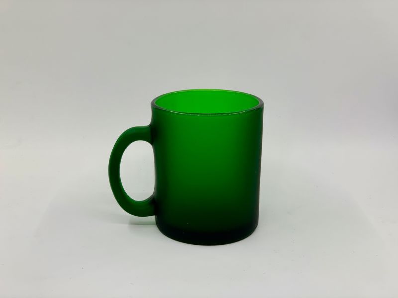 Simple Style Four Original Glass Coloured Glass Mug with Handle