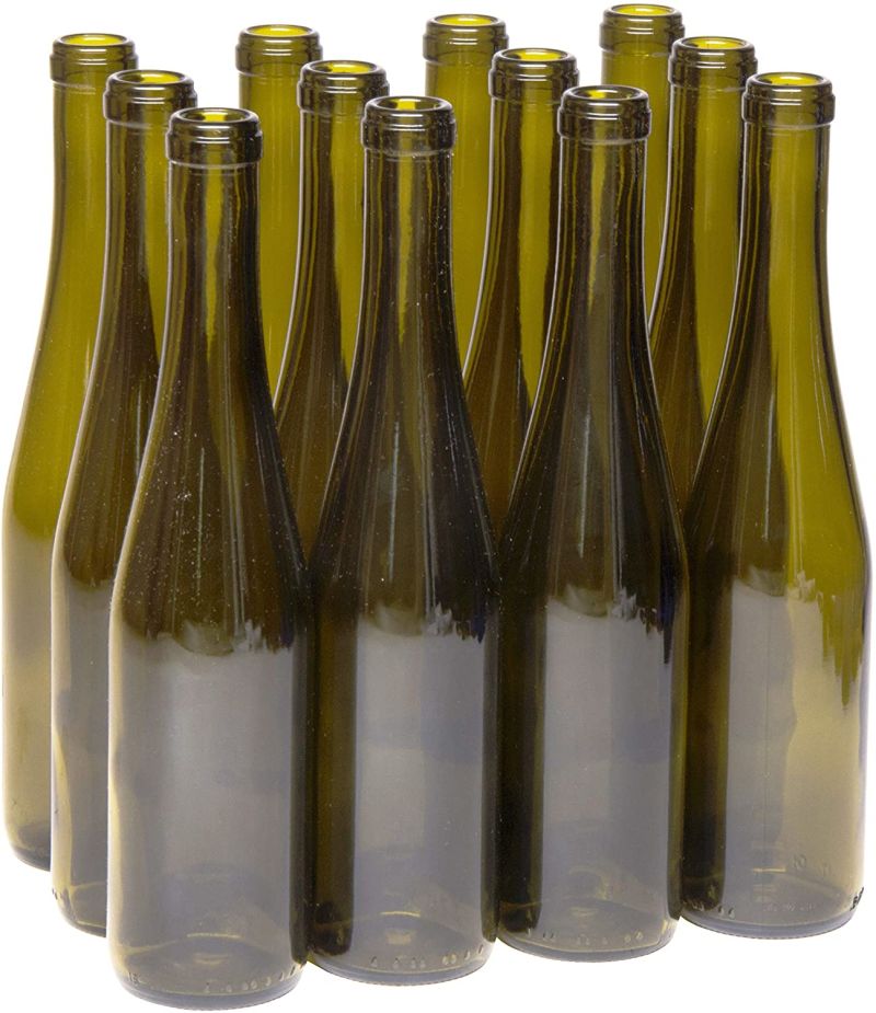 375ml Glass Stretch Hock Wine Bottle