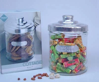 Factory Wholesale Glass Spice Jar Airtight Glass Jar with Lid Glass Candy Jar