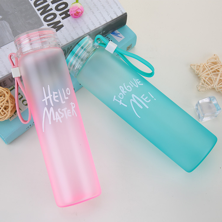 Single Wall Glass Water Bottle Gift Water Bottle Glass Sport Bottle