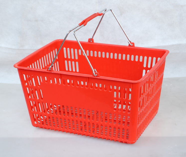 Colorful Flexible Shopping Plastic Basket for Storage