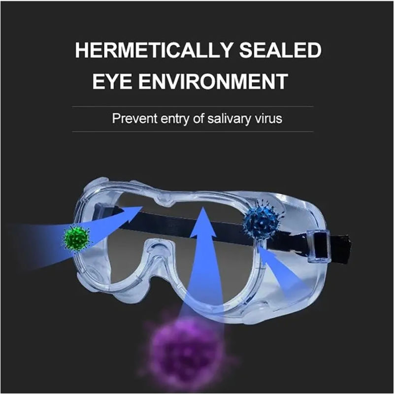 Safety Glasses Anti-Fog and Splash-Proof Glasses with Waterproof