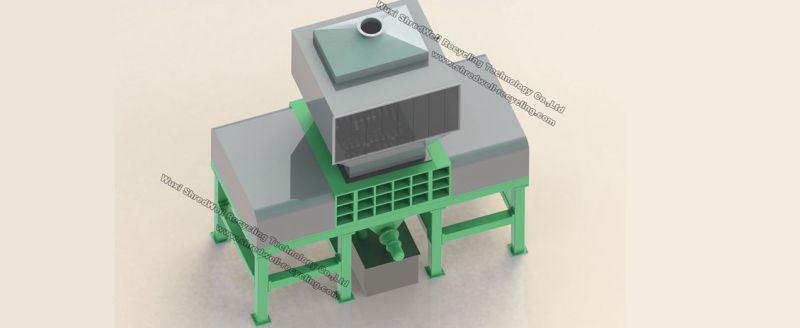 Four Shaft Plastic Shredder for Recycling Plastic Bottle