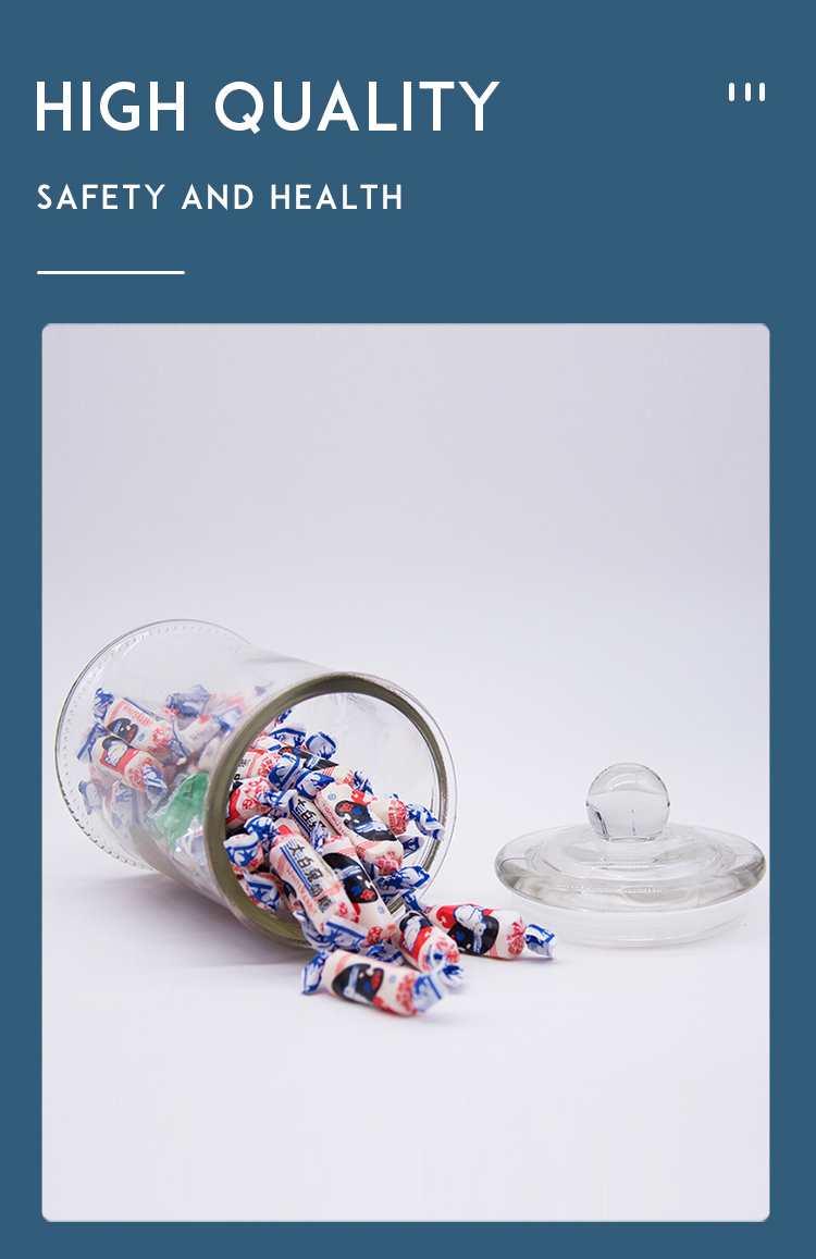 Clear Air Tight Glass Storage Jars for Food