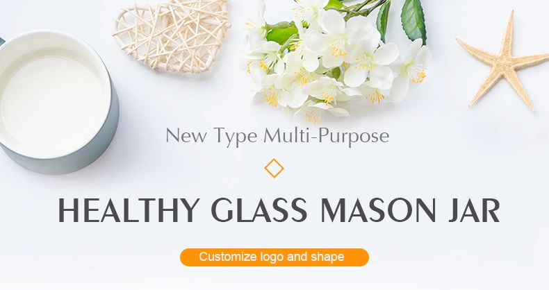 Factory Mason Glassware/Custom Mason Glass Bottle/Mason Glass Jar