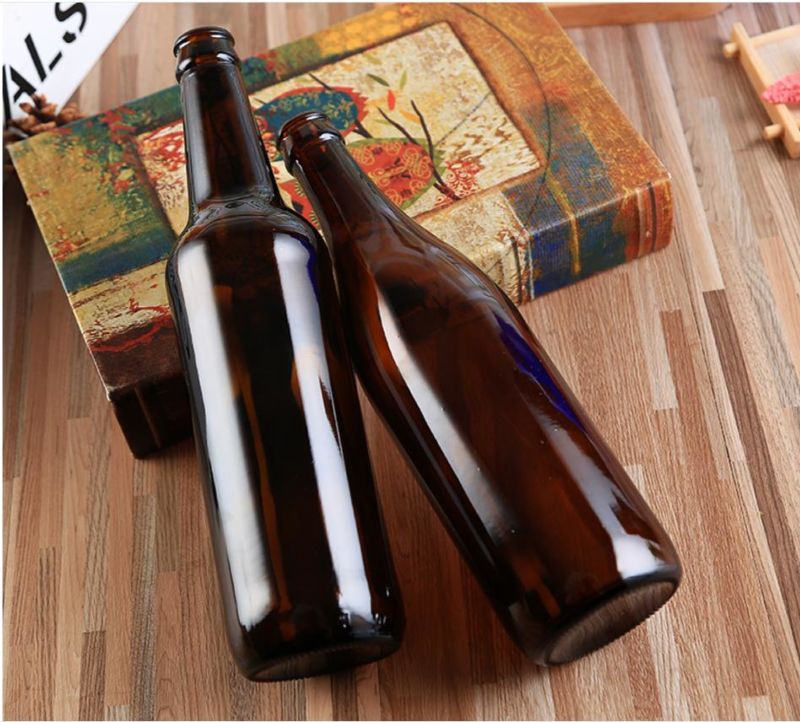 500ml Amber Transparent Glass Beer Bottle Beverage Bottle Wholesale