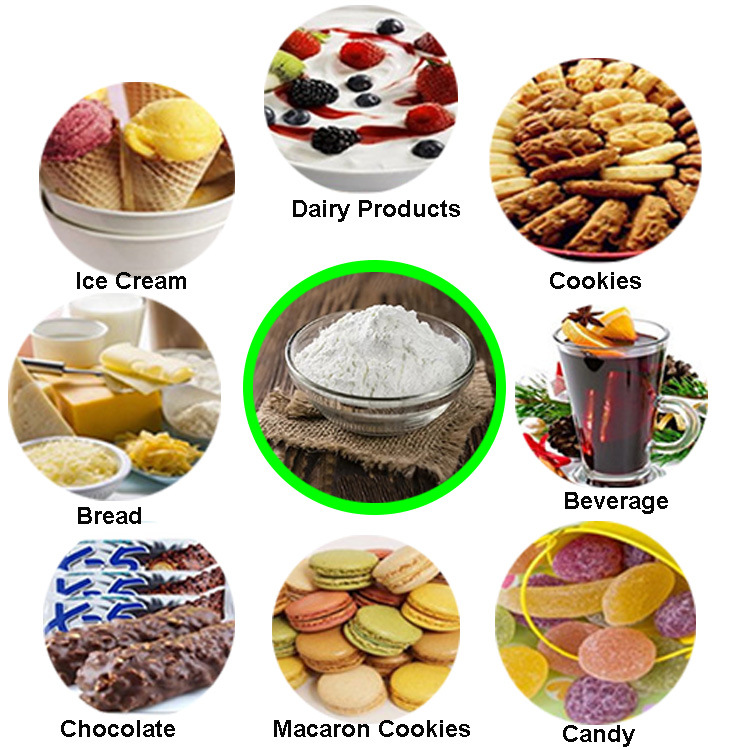 Sugar Substitute Functional Sugar Brc Certified Food Grade Polydextrose Powder