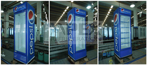 Bottle Drink Storage Beverage Refrigerator with Glass Door