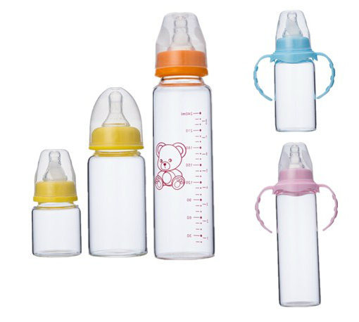 Economic Standard Neck Glass Milk Bottle for Feeding Babies