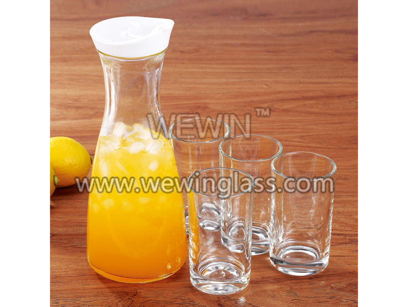 4PCS Glass Candy Jars Glass Food Jars