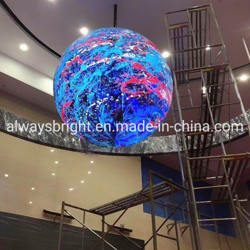 Full Color 360 Degree Ball LED Display LED Video Sphere