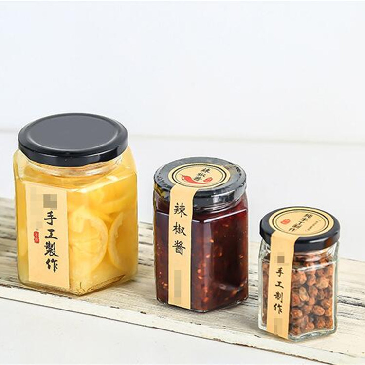 Wholesale Honey Glass Jar with Metal Lid for Sale