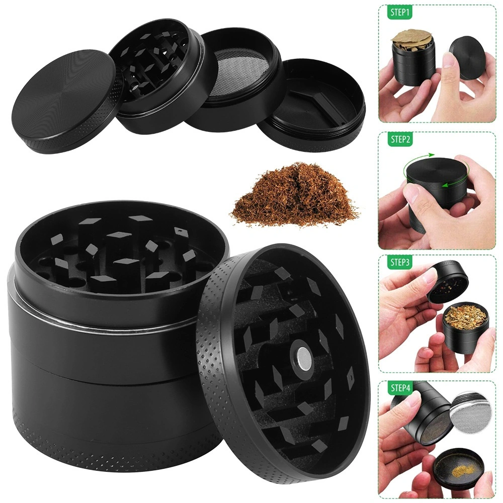 40mm Weed Grinder 4 Layer Grinder Smoking Metal Spice Grinder