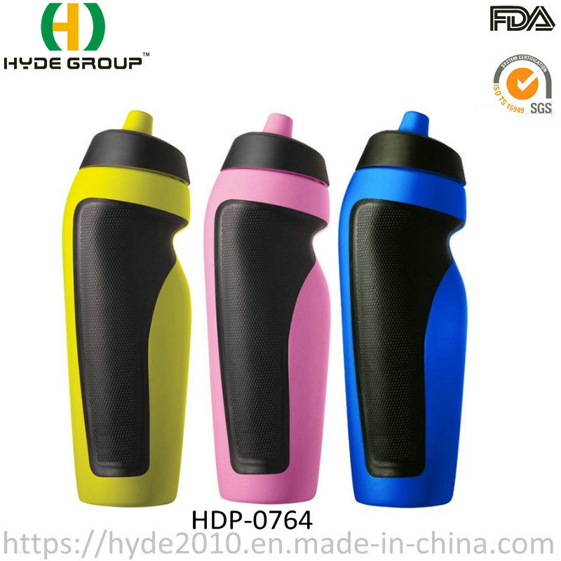 600ml BPA Free Plastic Bicycle Travel Outdoor Water Drinking Bottle (HDP-0764)