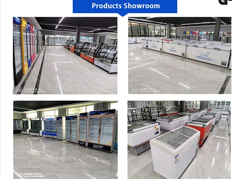 Commercial Upright Glass Door Beverage Display Fridge Refrigerator Freezer for Energy Drinks