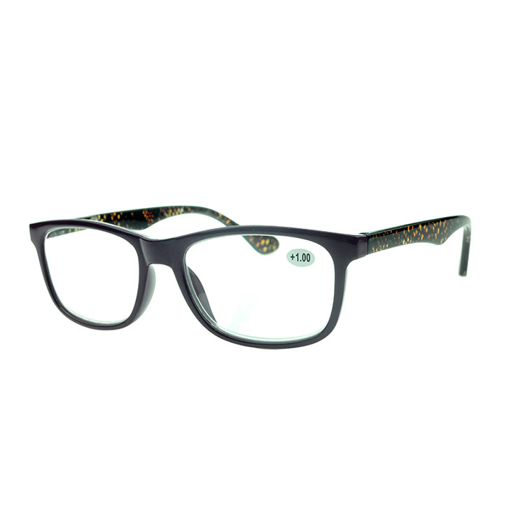 Stylish Square Shape Crystal Reading Glasses with Special Parten