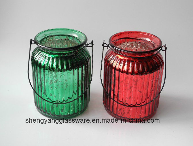 Good Quality Glass Candle Jar Glass Candle Holders for Holiday Decoration