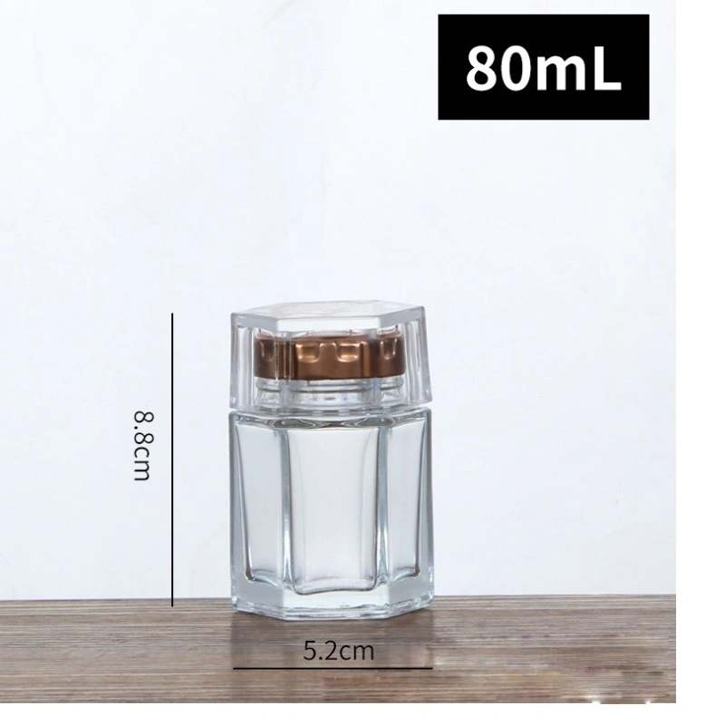 Clear Glass Jar for Food Glass Honey Bottles