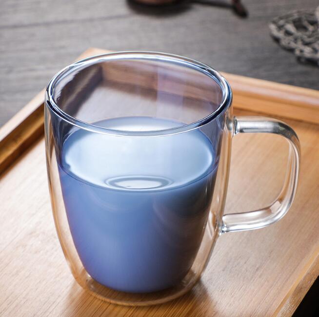 Heat-Resistant Double Wall Glass Coffee Mugs Glass coffee Cups