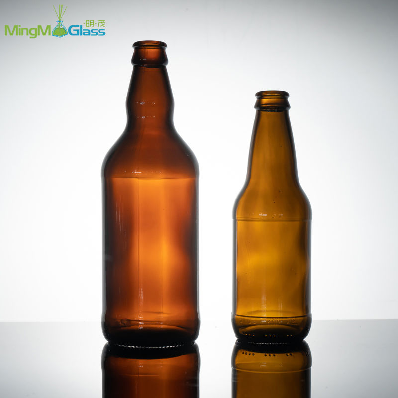 1000ml Amber Beer Glass Bottle with Cover Top