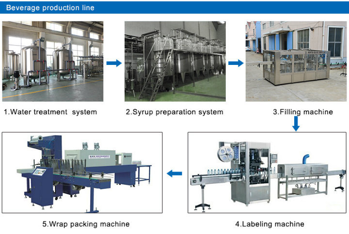 Rxgf24-24-6 Automatic Pet Bottle Beverage Apple Juice Filling Machine