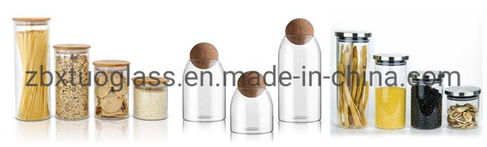 Supply Glassware Small Glass Jam Bottles with Iron Cover