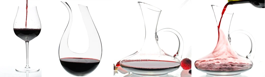Wholesale Hand Blown Lead-Free Glass Red Wine Carafe Wine Gift