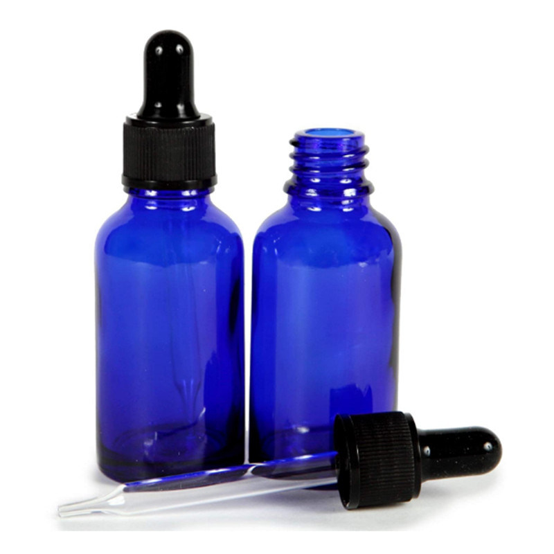 1oz Glass Bottles with Glass Dropper Dispenser for Essential Oils