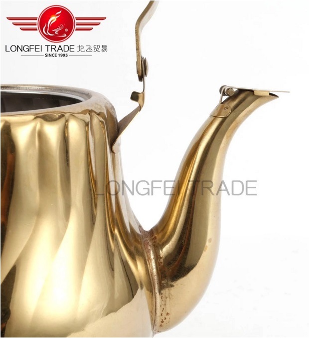 Best Gift Golden Stainless Steel Kettle Water Jug Drink Kettle