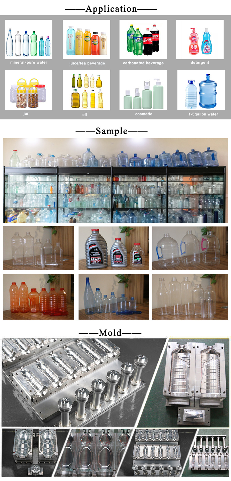 Plastic Juice Pet Bottle Stretch Blow Molding Machine Price for Sale