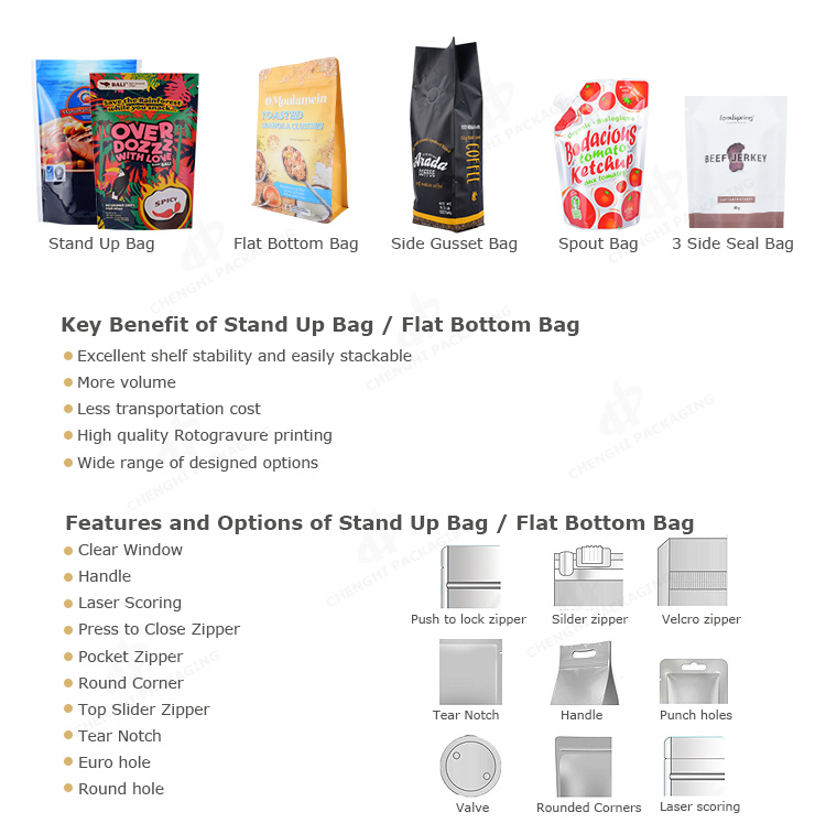 Manufacturer Wholesale Printing Plastic Bag for Pickles Packing Bag