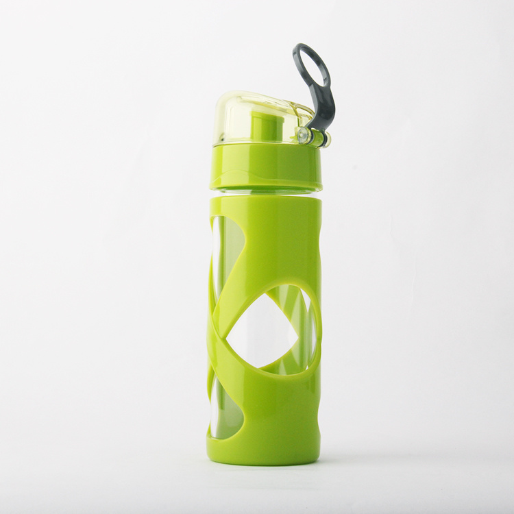 One Touch Borosilicate Glass Water Bottle